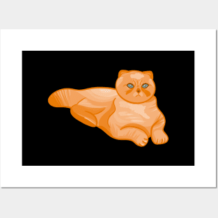 Orange Cat Posters and Art